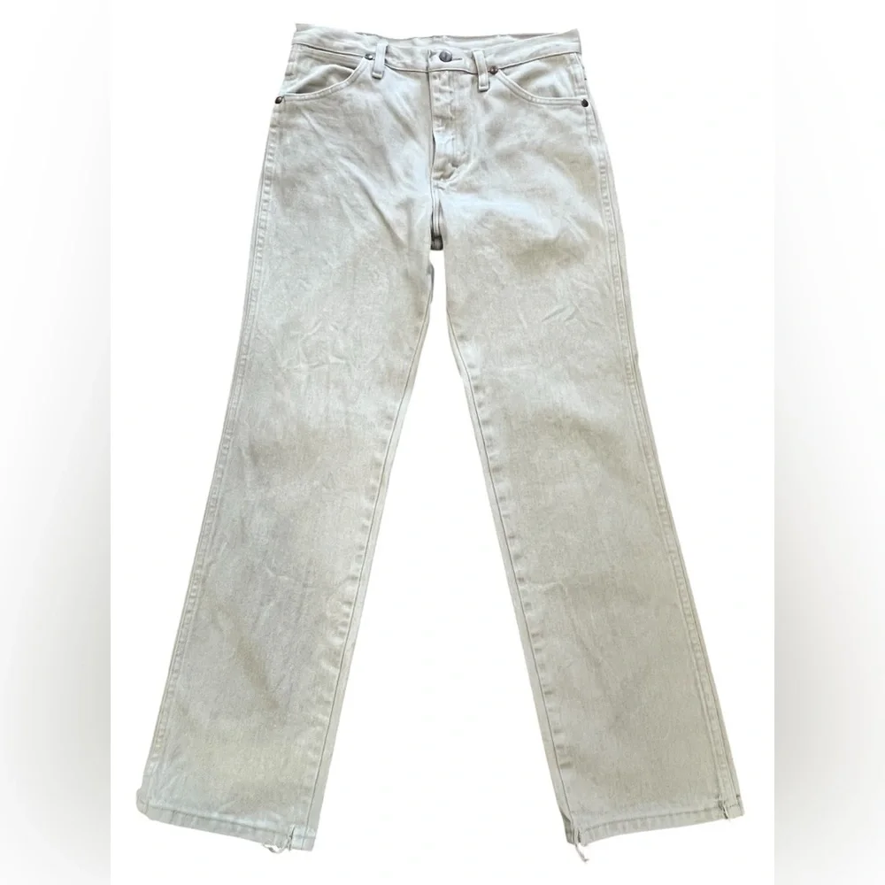 Wrangler Men's 936 tan ranch jeans slacks 31W by 30L